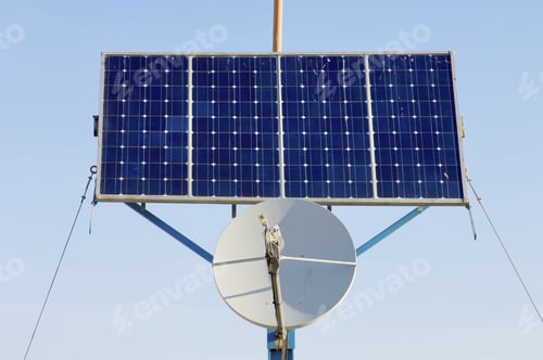 Preview: Small Photovoltaic Panel And Satellite Communication