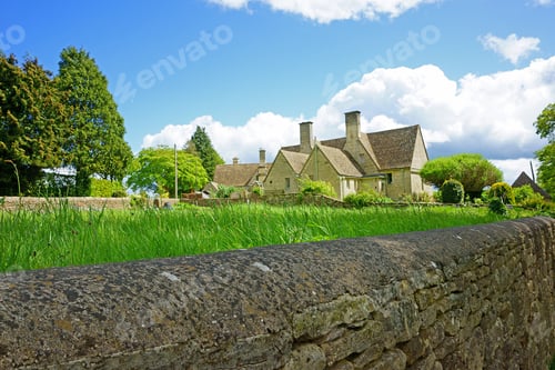 Preview: Summer And Blue Sky In The Cotswolds, Gloucestershire, Uk