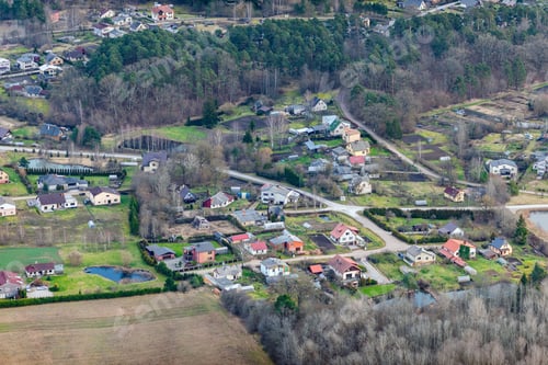 Preview: Aerial View Over The Tukums City (Latvia)