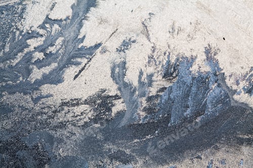 Preview: Ice Flowers On Glass - Texture And Background