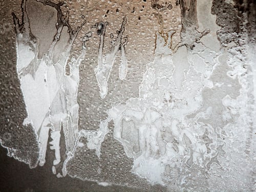 Preview: Ice Flowers On Glass - Texture And Background