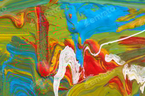 Preview: Abstract Art Background. Hand-Painted