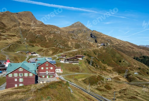 Preview: Landscape Of Kleine Scheidegg Station And Panoramic Trail To Mannlichen At Jungfrau Region In