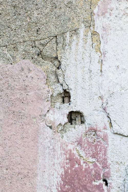 Preview: Old Wall Texture With Peeled Mortar And Cracks