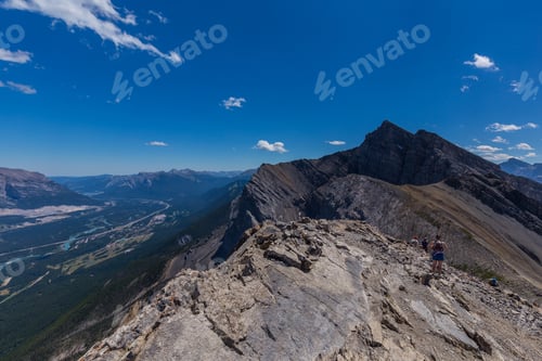 Preview: Rocky Mountains From The Top Of Ha Ling Peak, Kananaskis, Canada