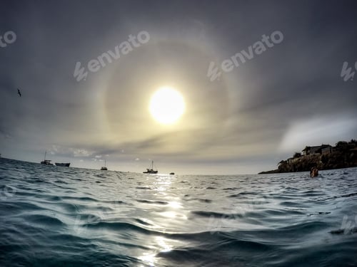 Preview: Sunbow And Snorkelling With Balls Of Fish And Turtles - Views Around The Tropical Caribbean Island