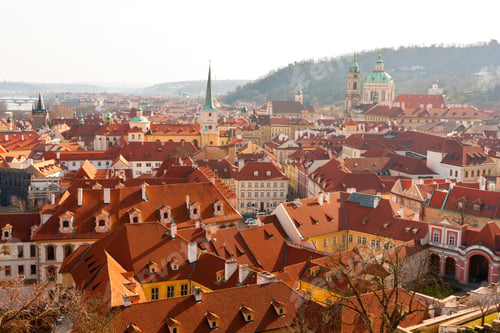 Preview: Nice View On Prague City From Hill