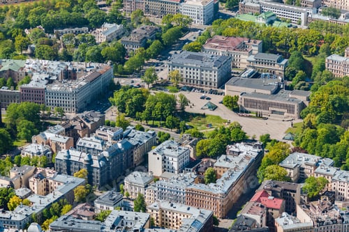 Preview: Aerial View Over The Riga Old City