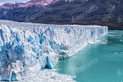 Preview: Perito Moreno Glacier In Patagonia, Argentina. Los Glaciares National Park In The Santa Cruz