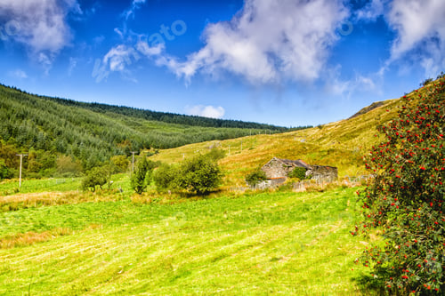 Preview: Snowdonia National Park In North Wales Of The United Kingdom. Snowdonia Is A Mountain Range And A