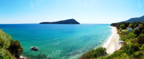 Preview: Panorama Of The Beach, Thassos Island, Greece