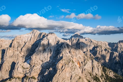 Preview: Beautiful Mountain Panorama Of Julian Alps From Mojstrovka.