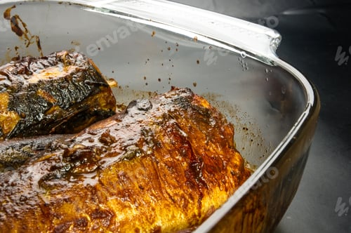 Preview: Mackerel In Marinade, Baked In A Glass Container