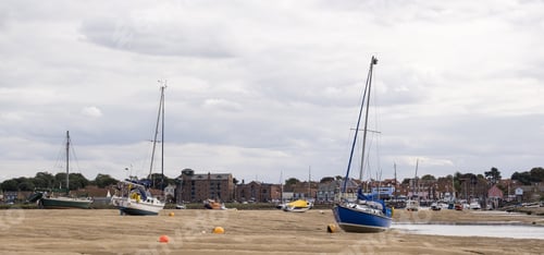 Preview: Wells Next The Sea Estuary At Low Tide