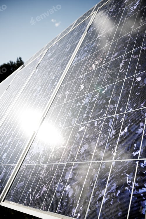 Preview: Detail Of A Photovoltaic Panel For Renewable Electric Production