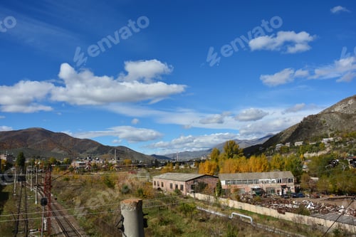 Preview: Autumn Landscape With Dramatic Clouds