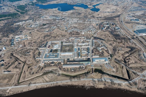 Preview: Aerial View Over The Daugavpils City (Latvia)