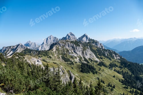 Preview: Image Landscape Of The Tannheimer Tal In Austria, Europe
