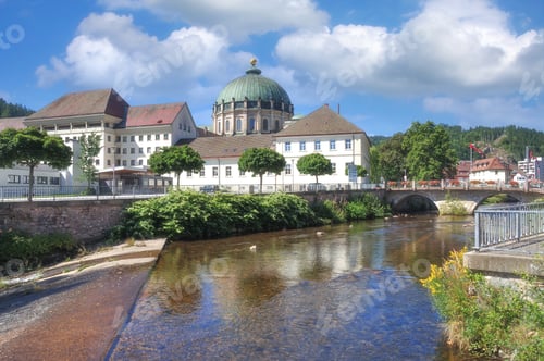 Preview: Monastery And Dome Of Sankt Blasien,Black Forest,Germany