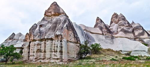 Preview: Valley At Cappadocia, Turkey. Volcanic Mountains In Goreme National Park