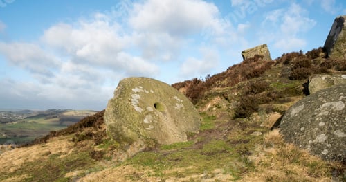 Preview: Abandoned Quarry Rocks In The Derbyshire Peak District