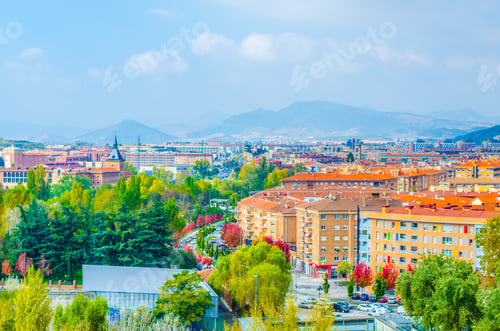 Preview: Aerial View Of Pamplona, Spain