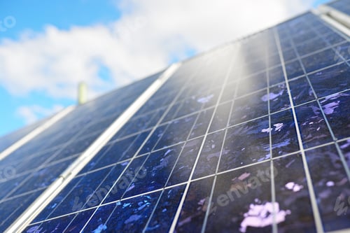 Preview: Detail Of A Photovoltaic Panel For Renewable Electric Production
