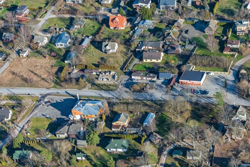 Preview: Aerial View Over The Village Ragaciems (Latvia)