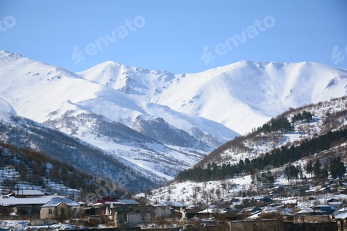 Preview: Landscape With Snowy Mountains