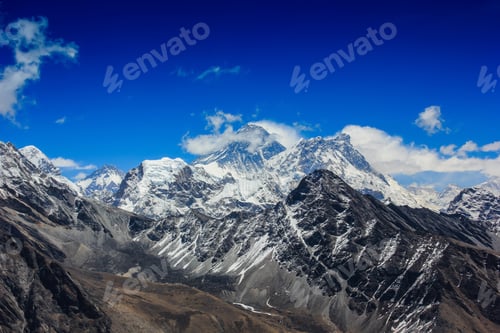 Preview: Sagarmatha National Park In The Nepal Himalaya.