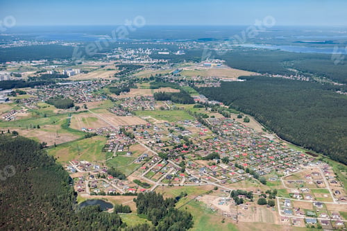 Preview: Aerial View Over The Residential Area