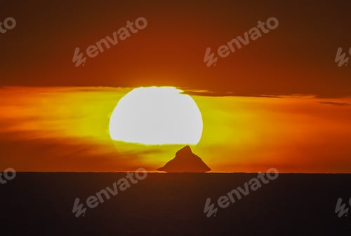 Preview: Sunset Looking Out Towards Venezuela Views Around Curacao A Small Island In The Caribbean