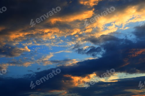 Preview: Nice Evening Sky After Summer Sunset