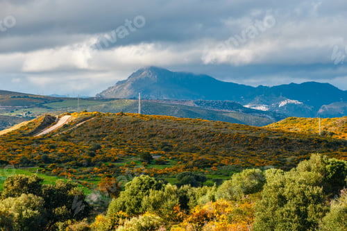 Preview: Beautiful Landscape Of Sierra Crestelina In Andalusia, Spain