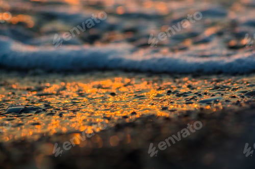 Preview: Amazing Sea Sunset, The Sun, Waves, Clouds