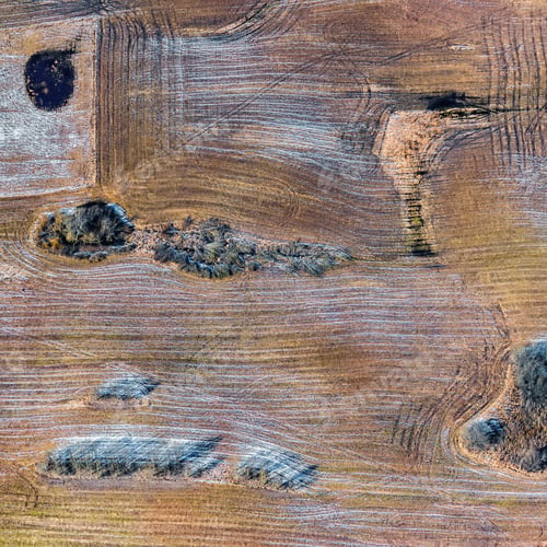 Preview: Aerial View Over The Rural Fields In Springtime