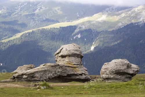 Preview: Landscape From Bucegi Mountains, Part Of Southern Carpathians In Romania