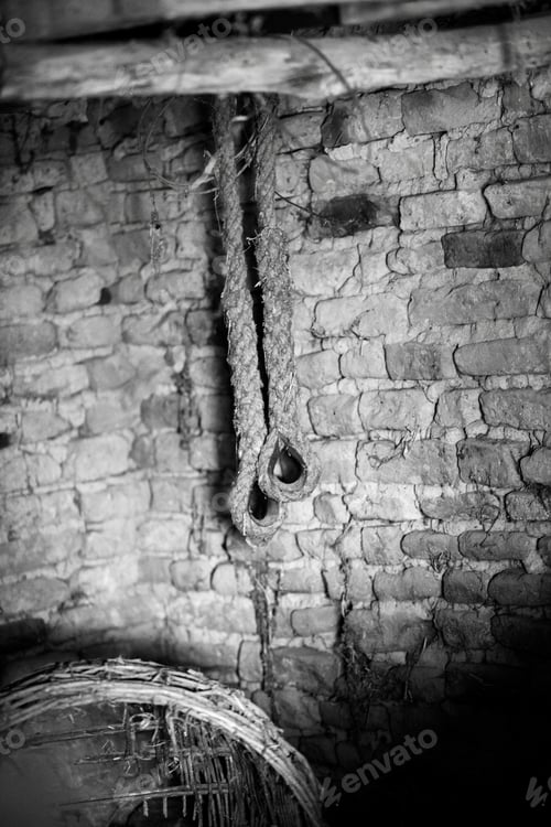 Preview: Old Wall Texture With Peeled Mortar And Cracks