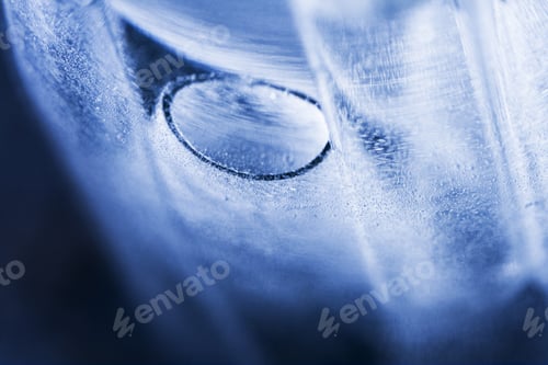 Preview: Abstract Underwater Composition With Bubbles, Tubes, Lines And Light