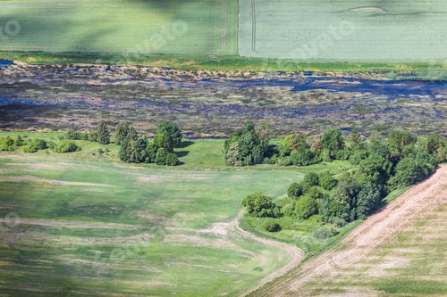 Preview: Aerial View Over The River