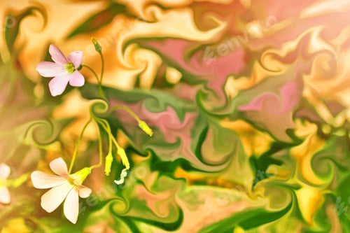Vista previa: White Bright Daisy Flowers On A Background Of The Summer Landscape.