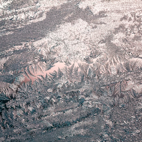 Preview: Ice Flowers On Glass - Texture And Background. High Resolution And Sharp, Beautiful Details