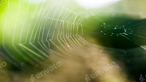 Preview: Abstract Composition With Spider Web Details And Natural Colors