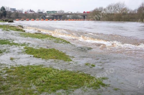 Preview: Flooded River Bursting Its Banks