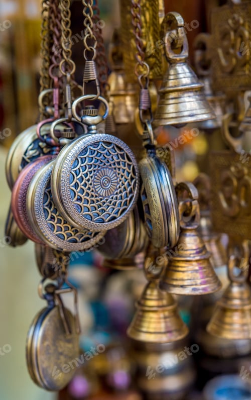 Preview: Indian Souvenirs On The Market In Mumbai.