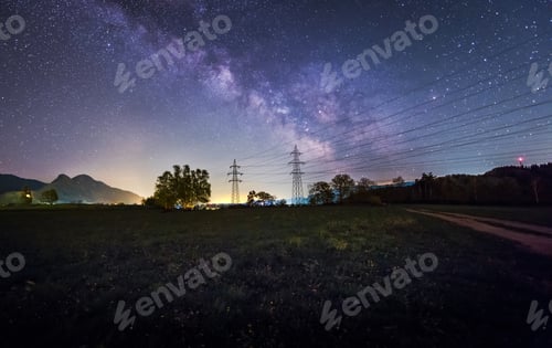 Preview: Milky Way And Trees