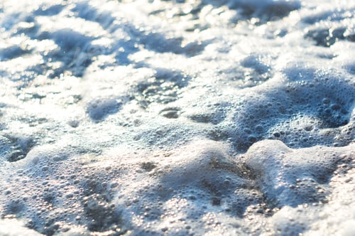Preview: Pebble Stones On The Sea Beach, The Rolling Waves Of The Sea With Foam