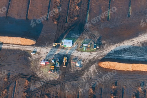 Preview: Aerial View Over The Peat Quarry