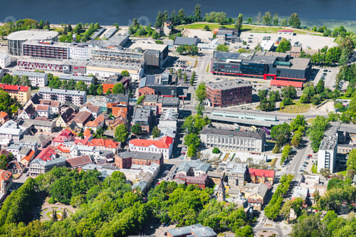 Preview: Aerial View Over The Parnu City In Estonia