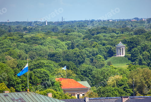 Preview: Landscape Of Green Garden In Munich